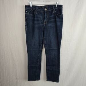 Rock & Republic Fixx Skinny Women's 16 Blue Dark Wash